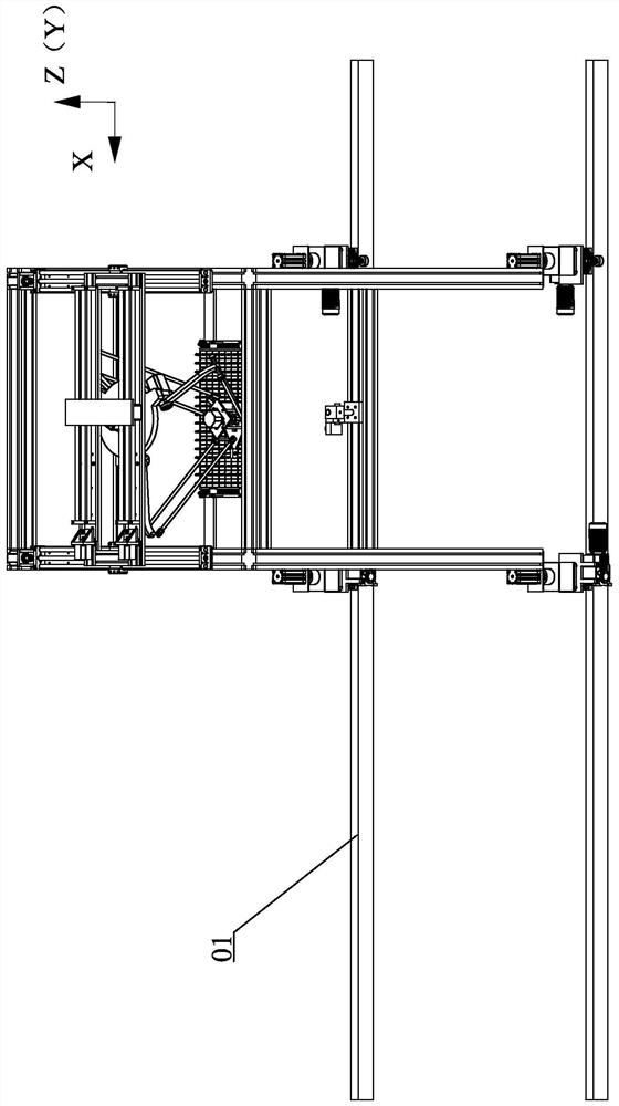 Greenhouse seedbed mobile inspection robot