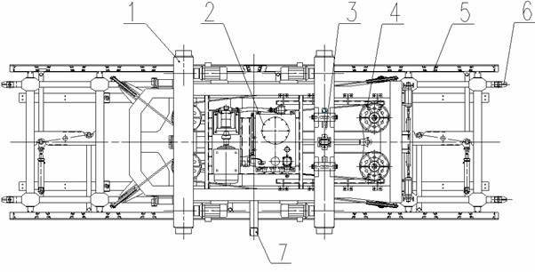 Sleeper laying method and device of railway line main tracklayer