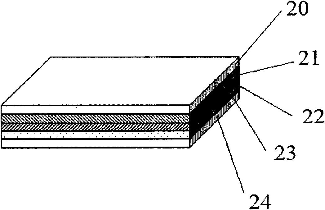 Laminated composite solar battery