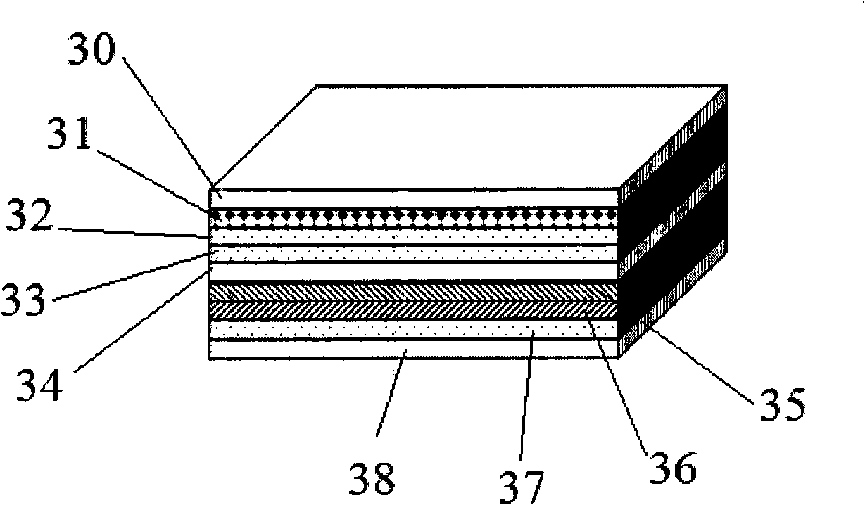 Laminated composite solar battery