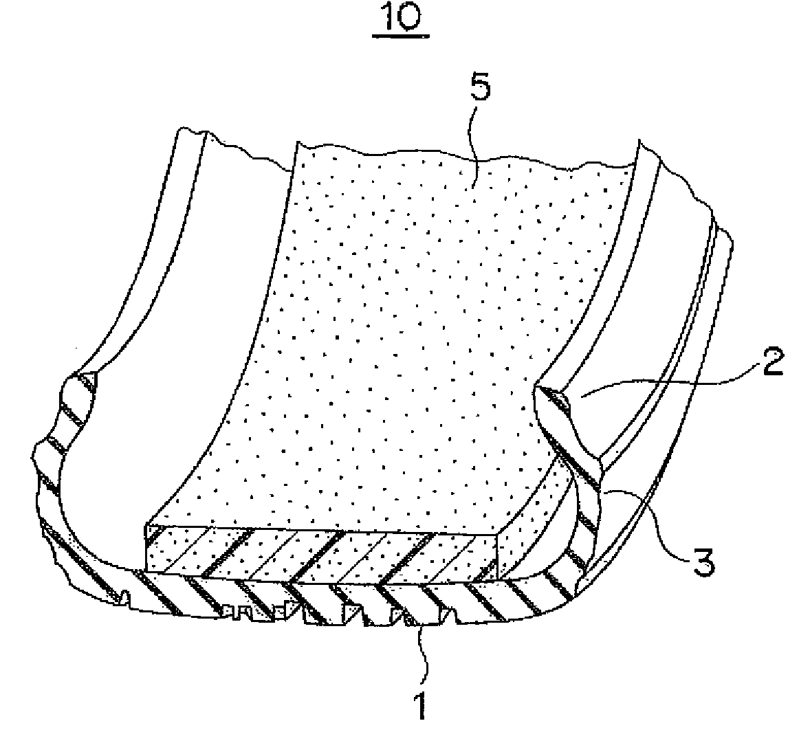 Flexible polyurethane foam for tires, noise reducing device and tire