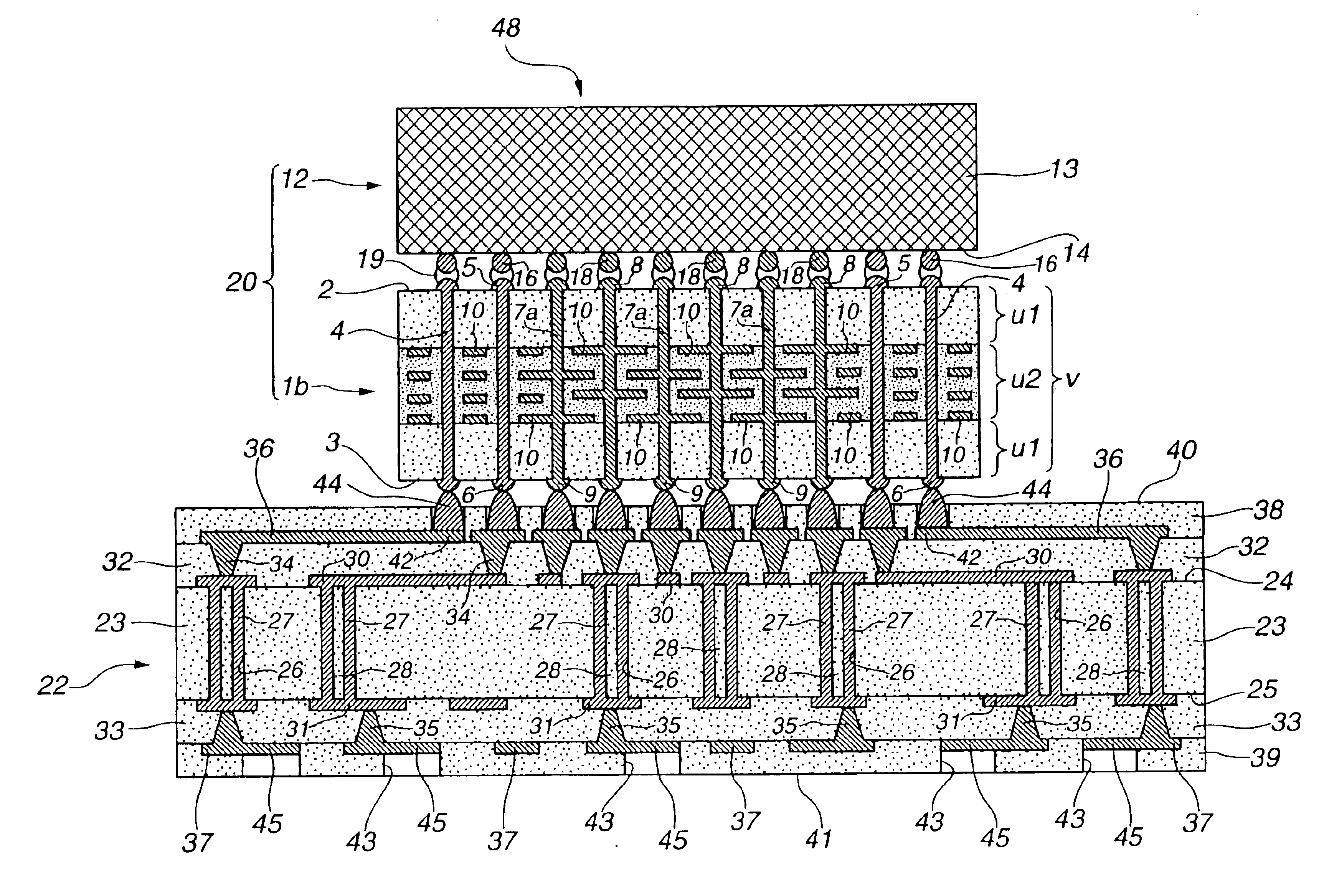 Capacitor, capacitor equipped semiconductor device assembly, capacitor equipped circuit substrate assembly and electronic unit including semiconductor device, capacitor and circuit substrate
