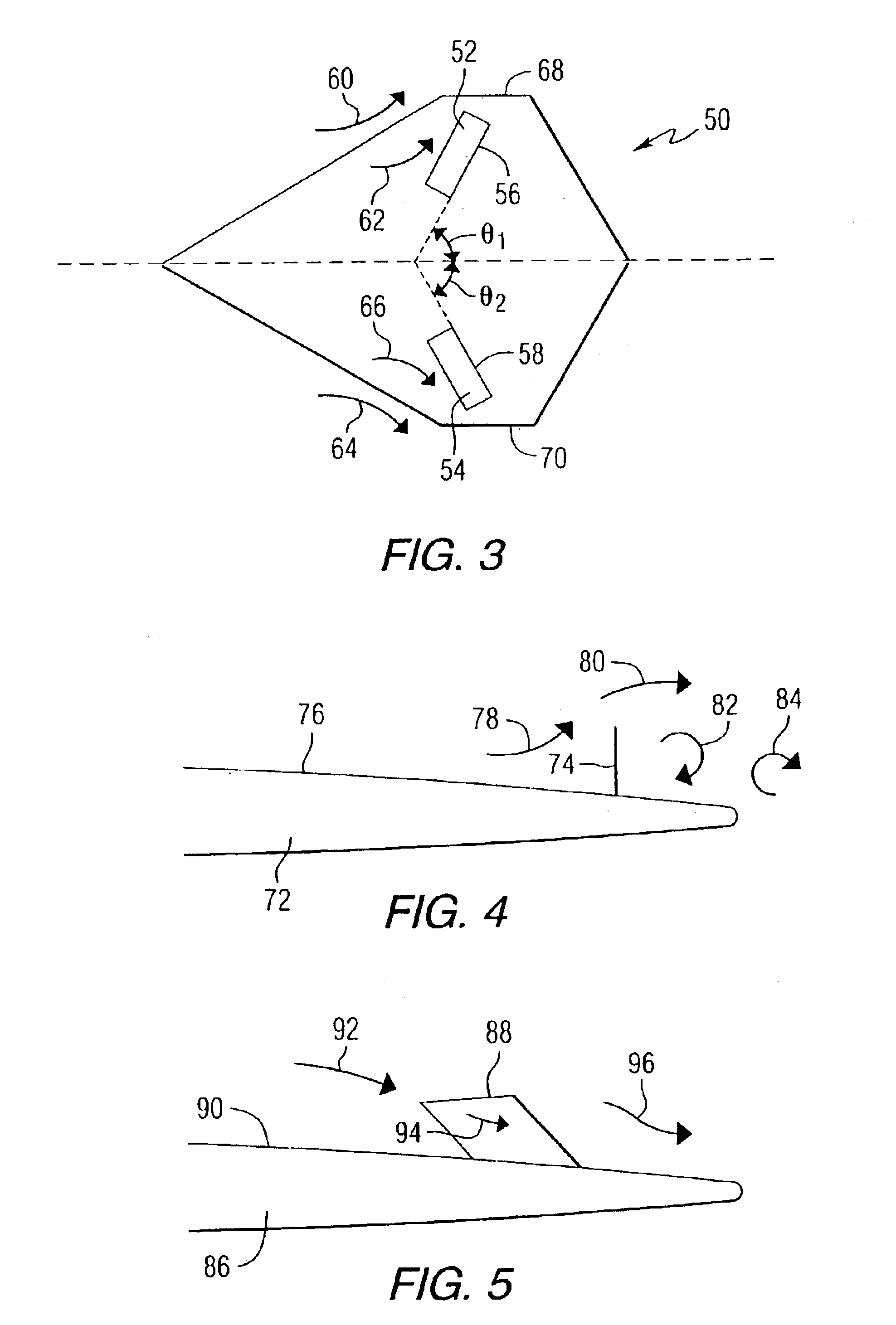 Aircraft with forward opening inlay spoilers for yaw control