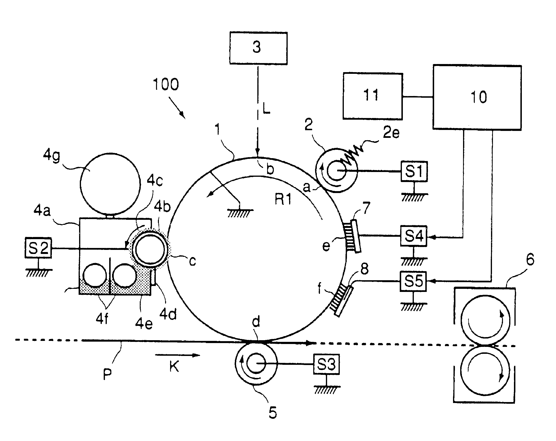 Image forming apparatus adopting image bearing member cleaner-less system