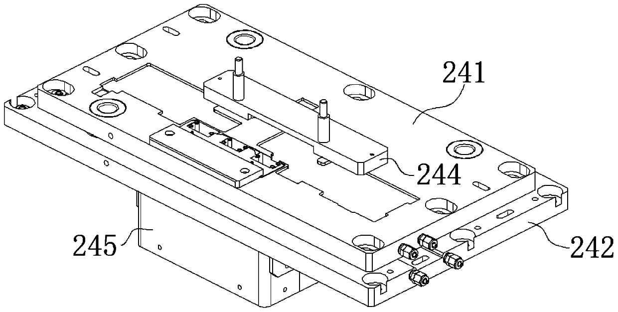 Jig assembly used for hot melting and hot-melting mechanism