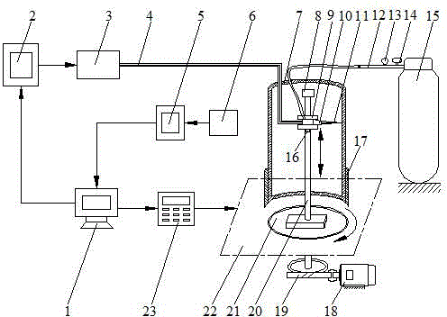 Device and method for removing rust corrosion of inner cavity of plastic rolling mould