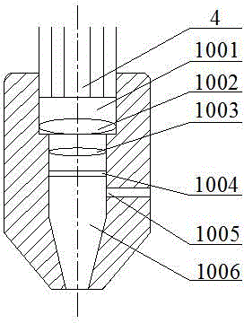 Device and method for removing rust corrosion of inner cavity of plastic rolling mould