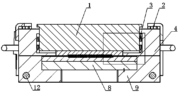 A fuel cell fixture for quick disassembly and assembly