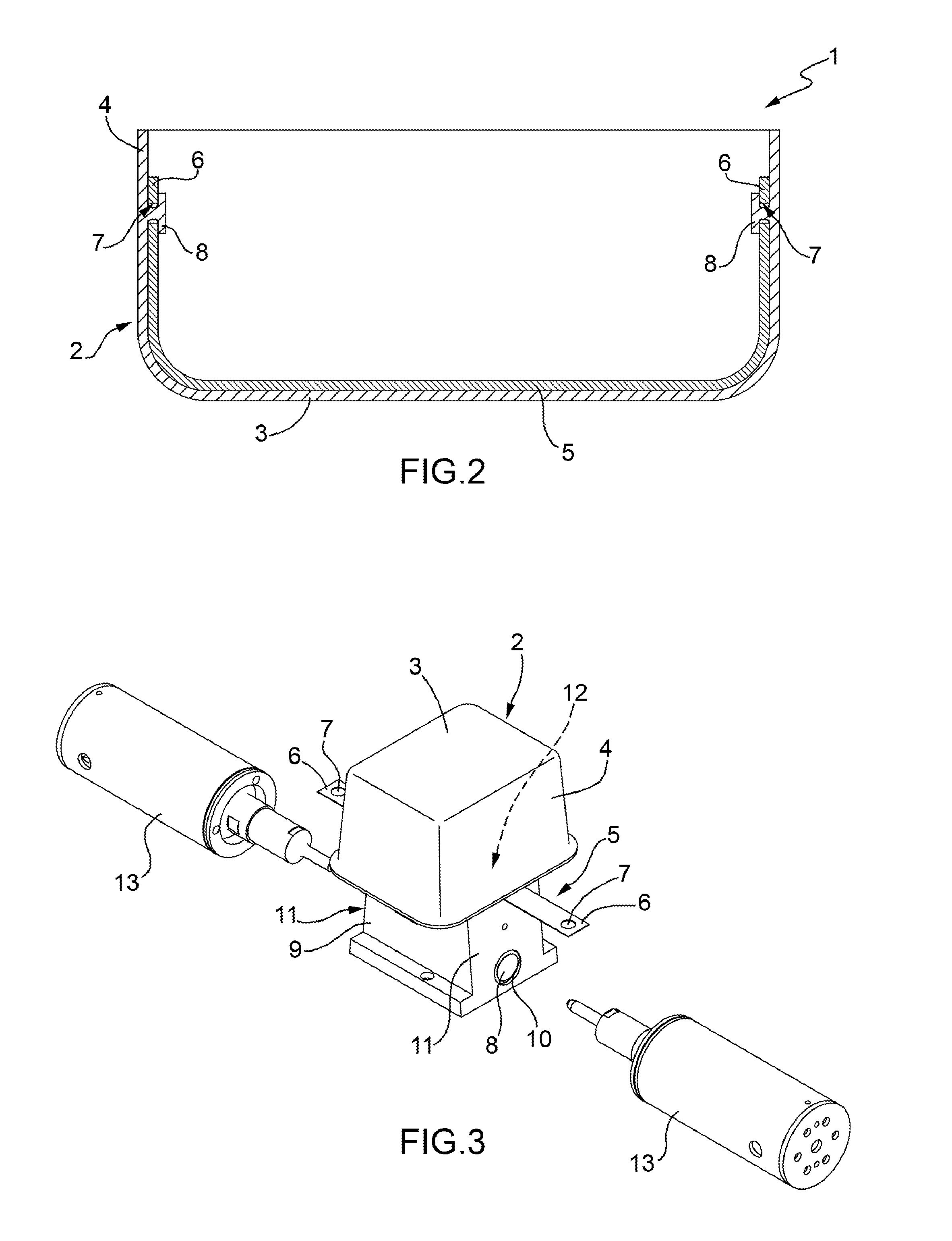 Container for food products and method for manufacturing such container