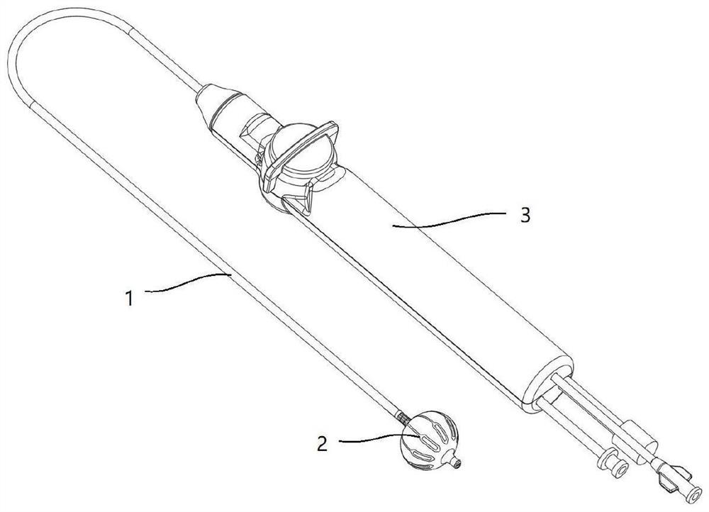 Heart electric pulse balloon catheter device