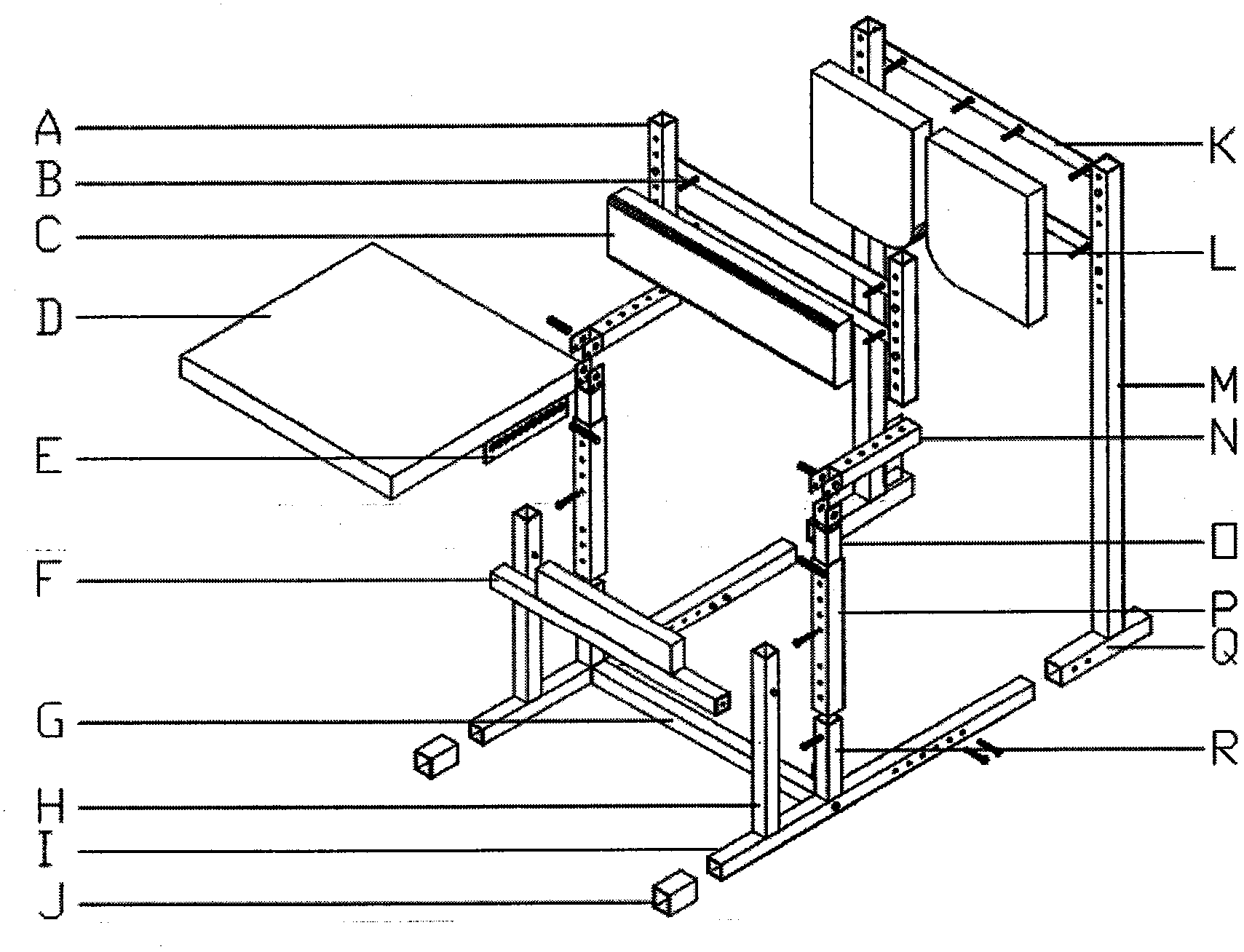 Experiment seat capable of bearing lower back parts of human bodies in different sitting postures synchronously