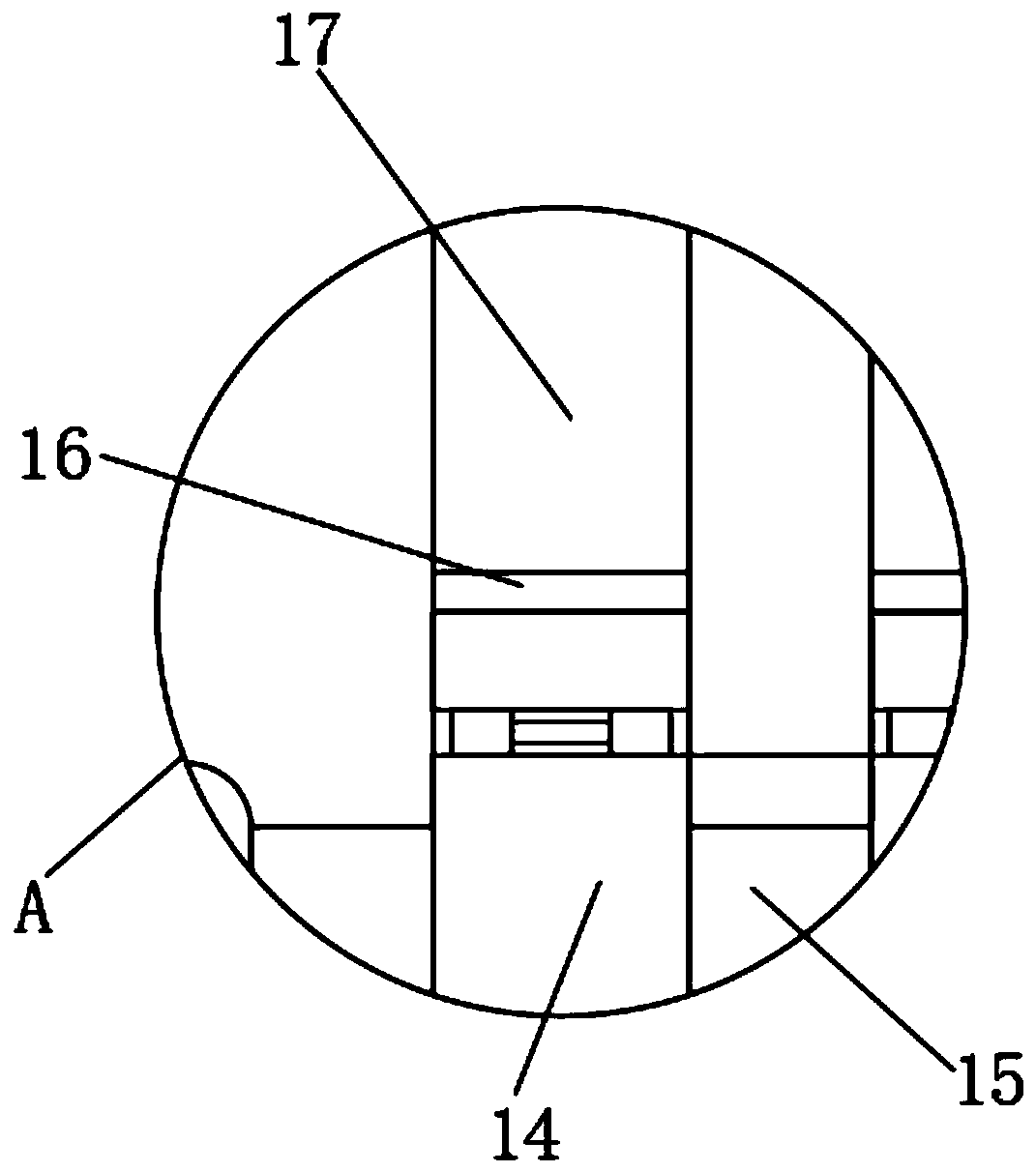 Air blowing device for glass manufacturing