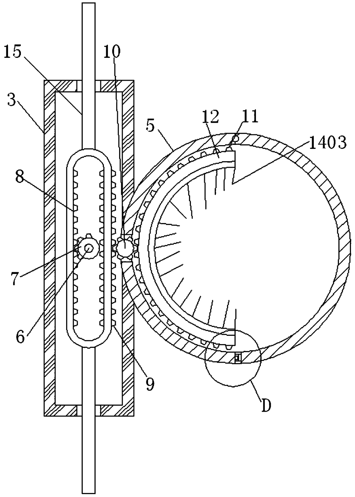 High-efficiency insulator cleaning device for electric power maintenance