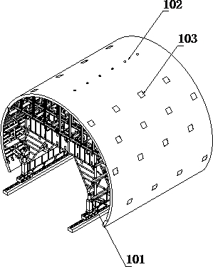 Intelligent monitoring system for tunnel power supply