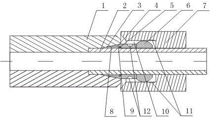 Multi-level seal hydraulic pipe ferrule