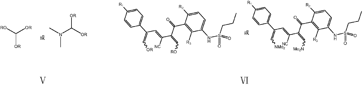 Simple preparation method of vemurafenib and analogues thereof