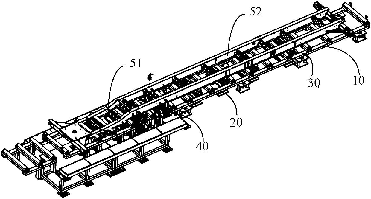 Semitrailer assembling equipment