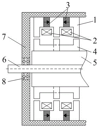 Transverse flux permanent magnet motor