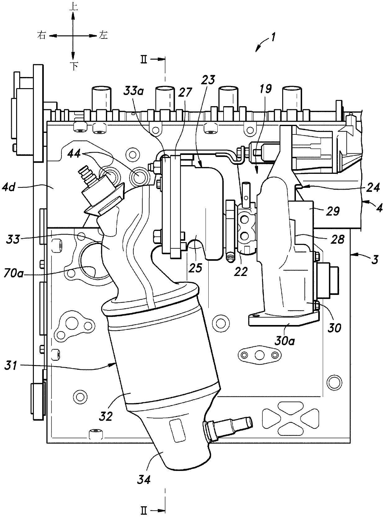 Cylinder cover used for internal combustion engine