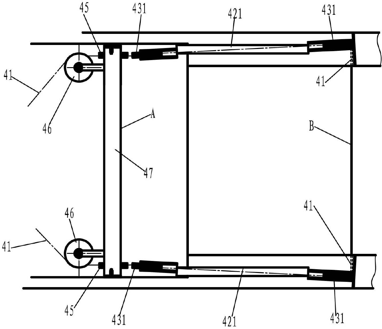 Sawing wire cutter for cave mining of mineral materials and cave mining method for mineral materials