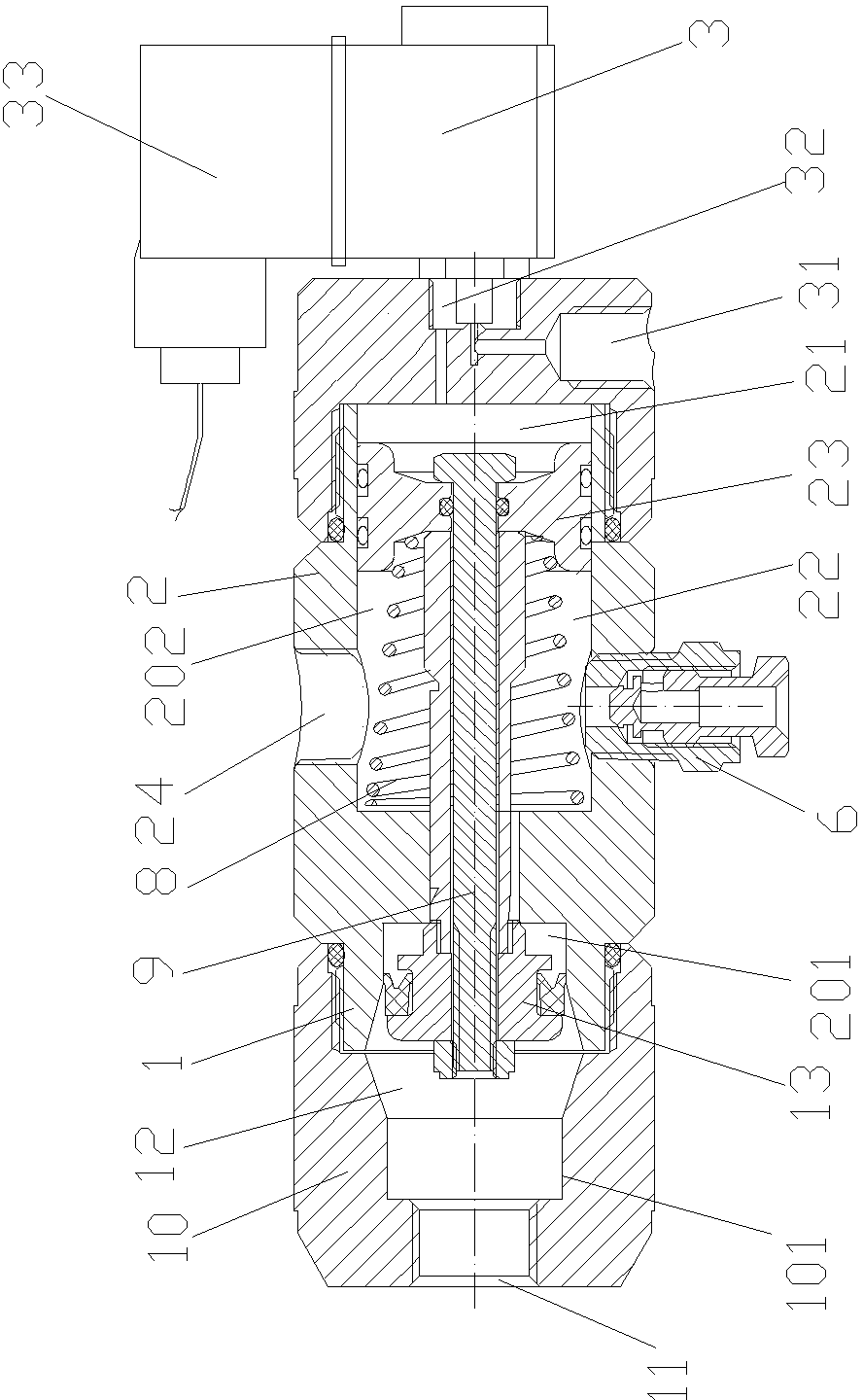 Drainage stop valve