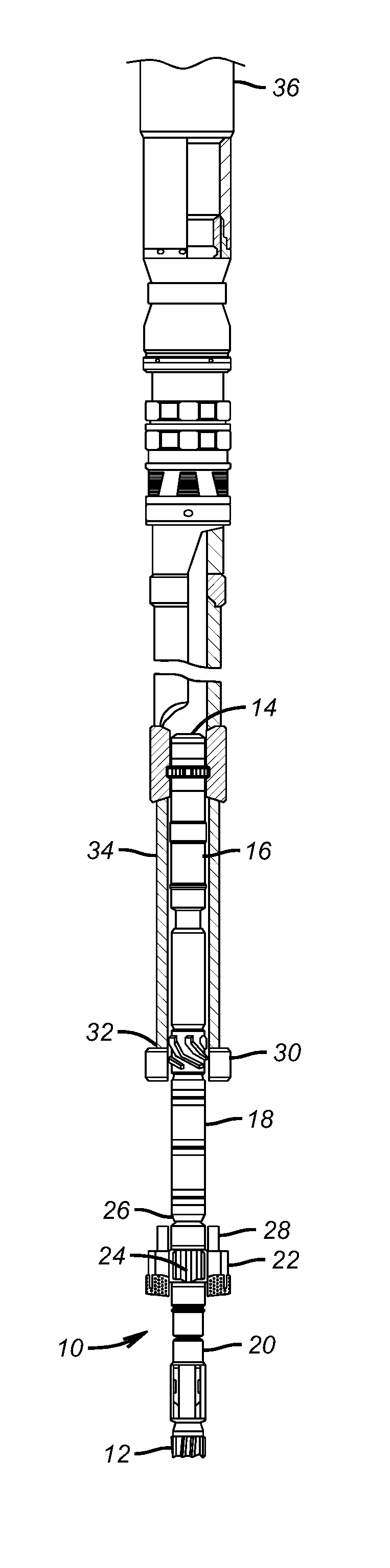 Latchable reaming bit