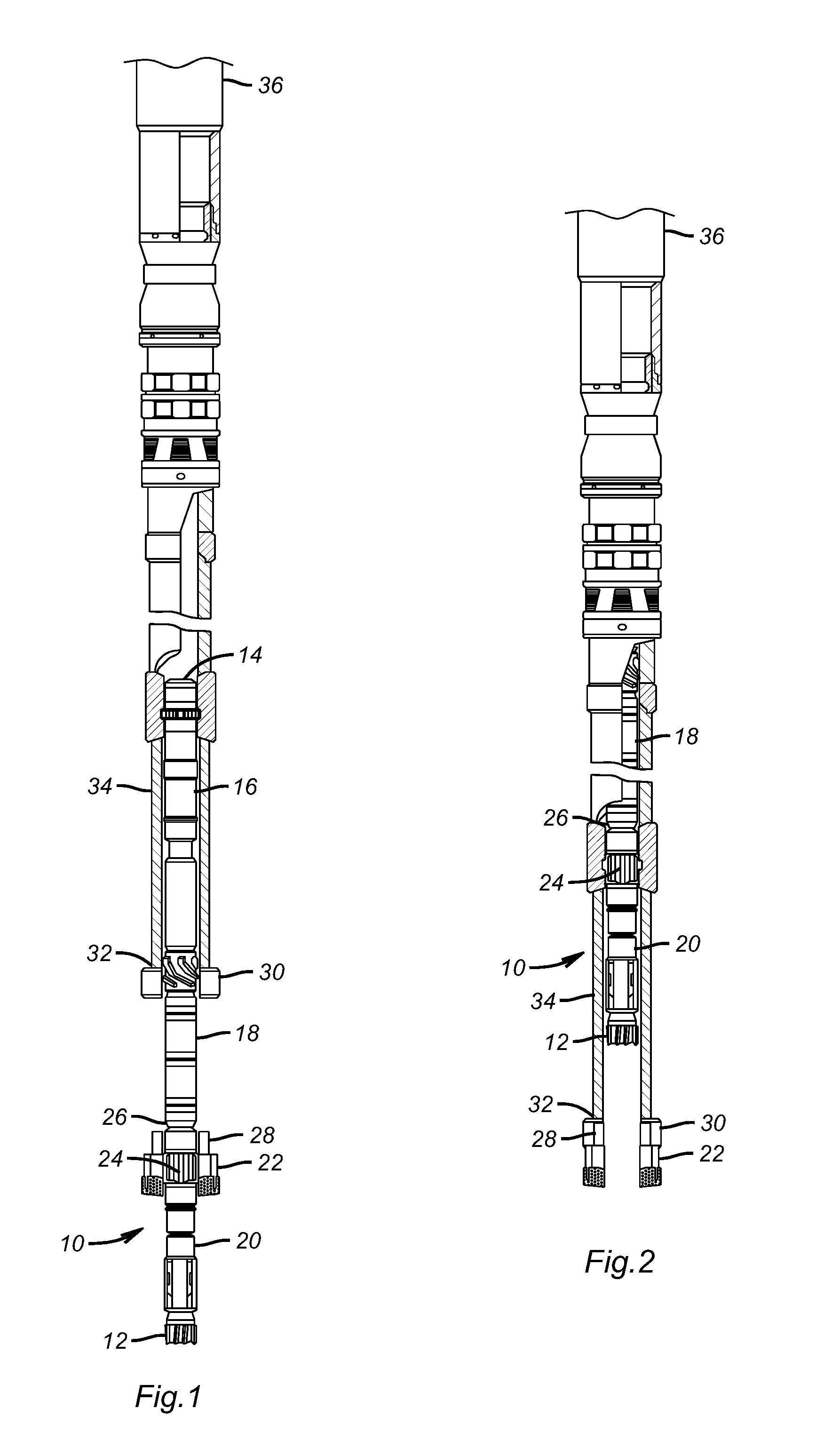 Latchable reaming bit