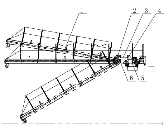 Hydraulic boarding ladder