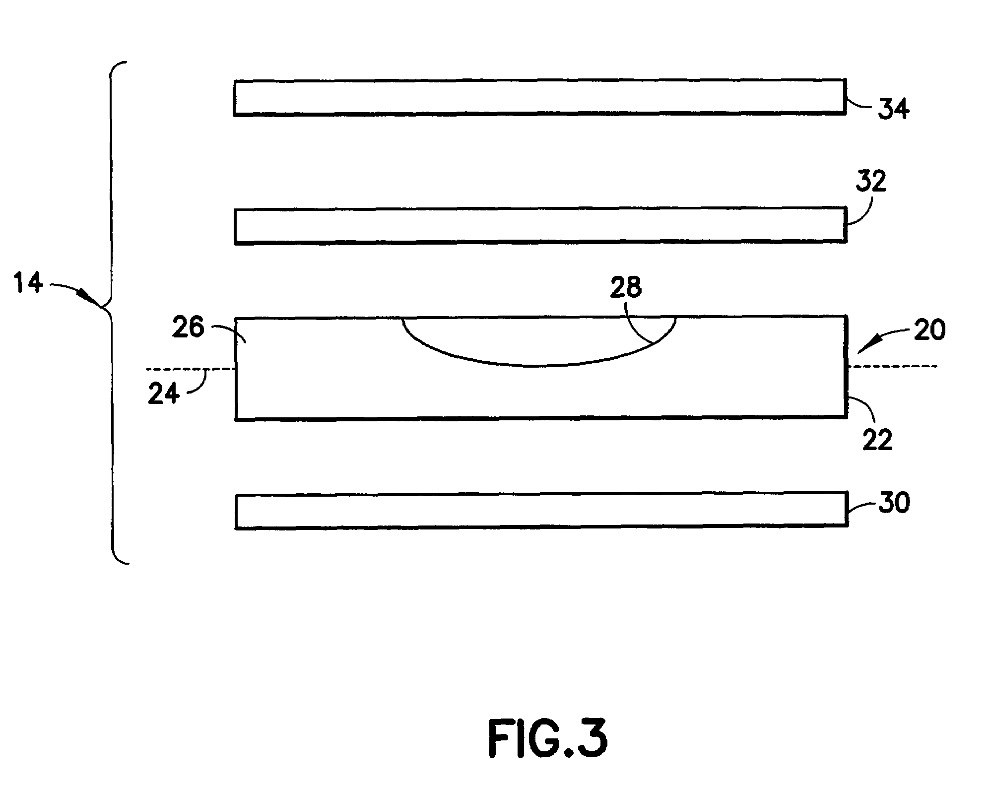 Electronic level sensor