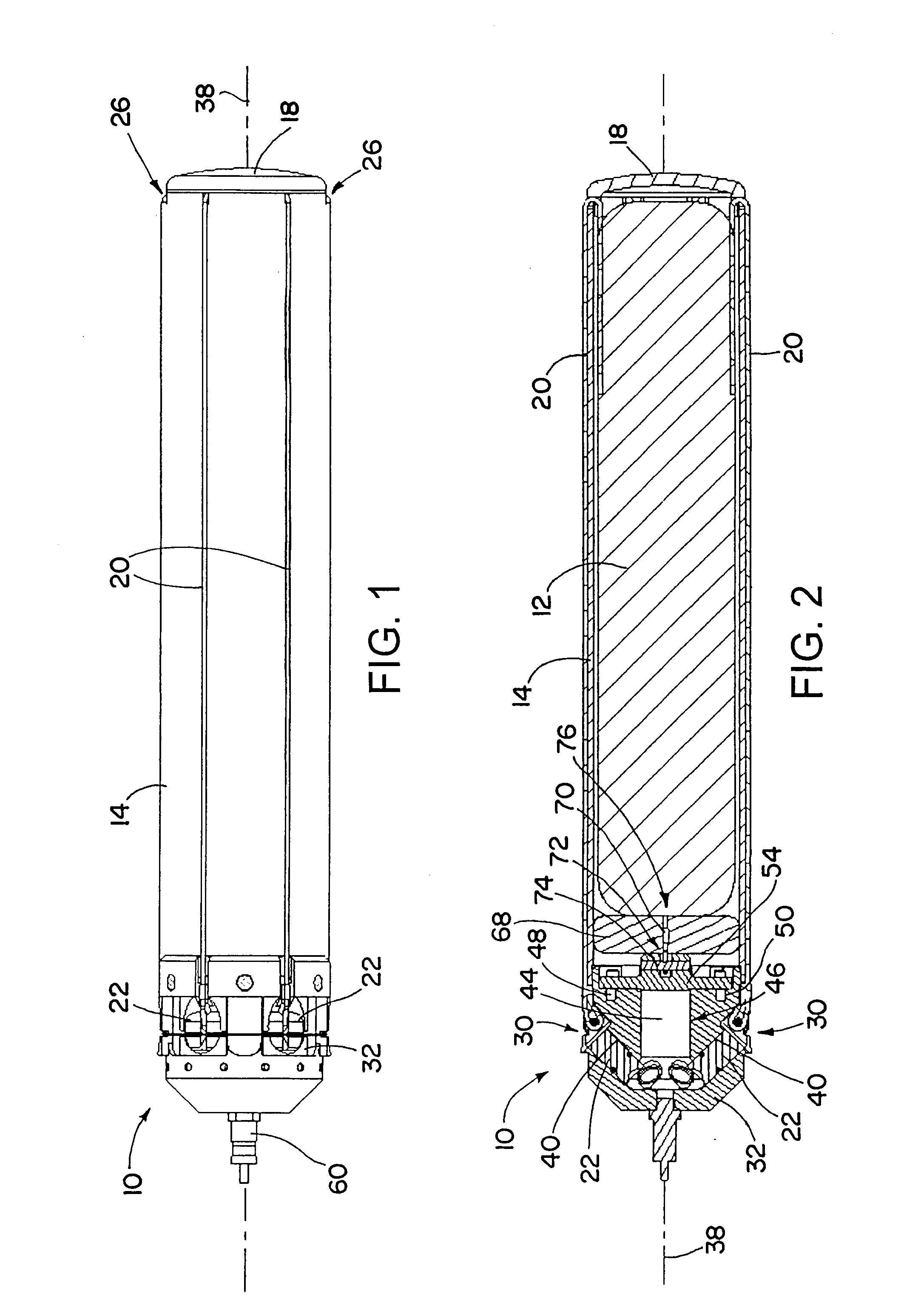 Interceptor projectile and method of use