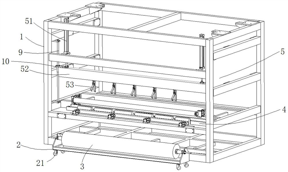 Film drawing device