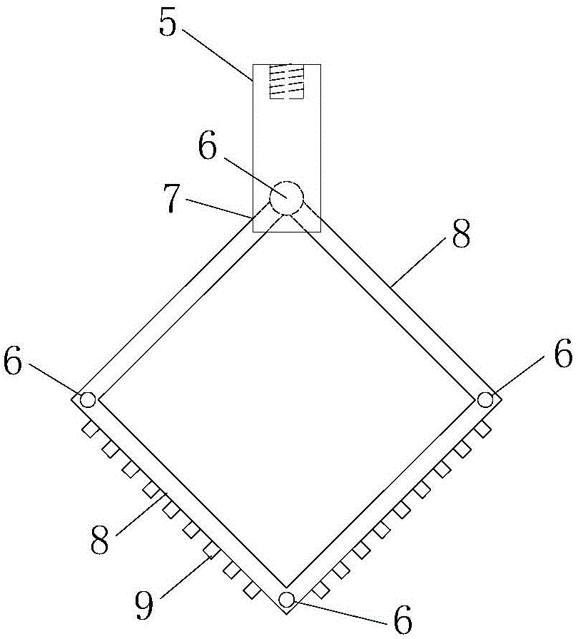 Nail-shaped bored pile compound foundation structure for reinforcing embankment soft foundation, and construction method thereof