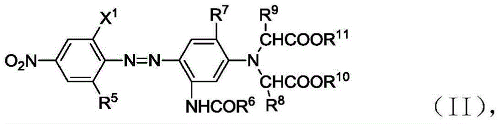 Disperse dye composition, and product and application thereof