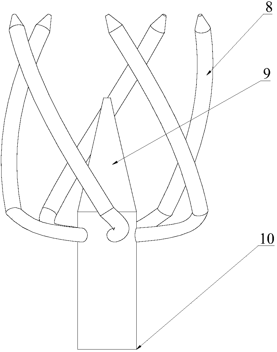 Self-driven subsoiler capable of achieving layered and spiral soil crushing and method