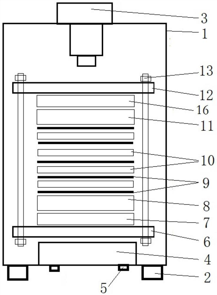 Vertical assembling device and method for molten carbonate fuel cell stack