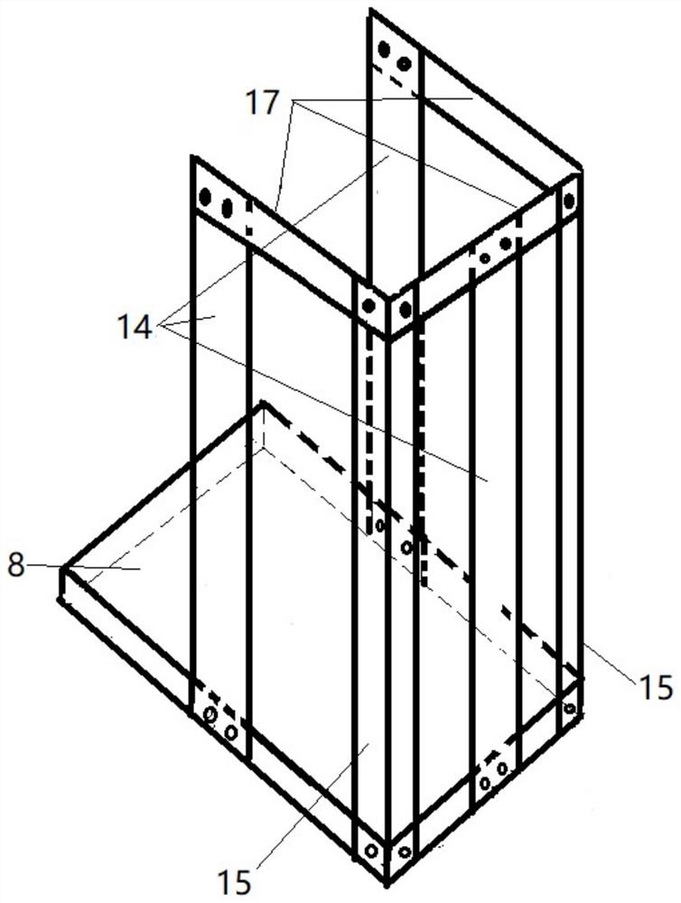 Vertical assembling device and method for molten carbonate fuel cell stack