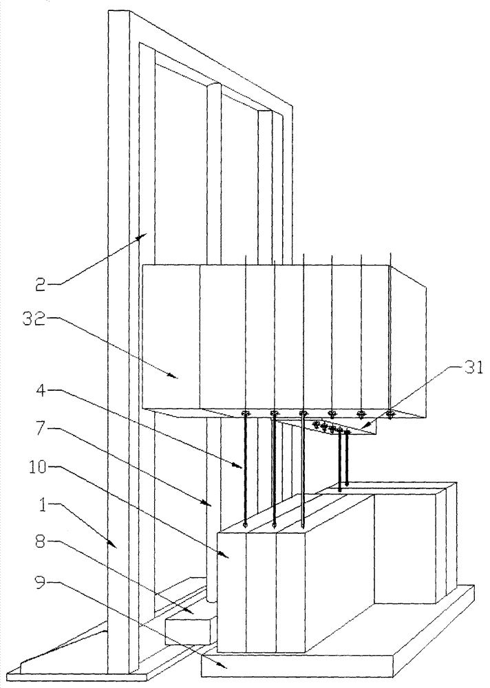 Peripheral barrier-free clamp for palletizing robot