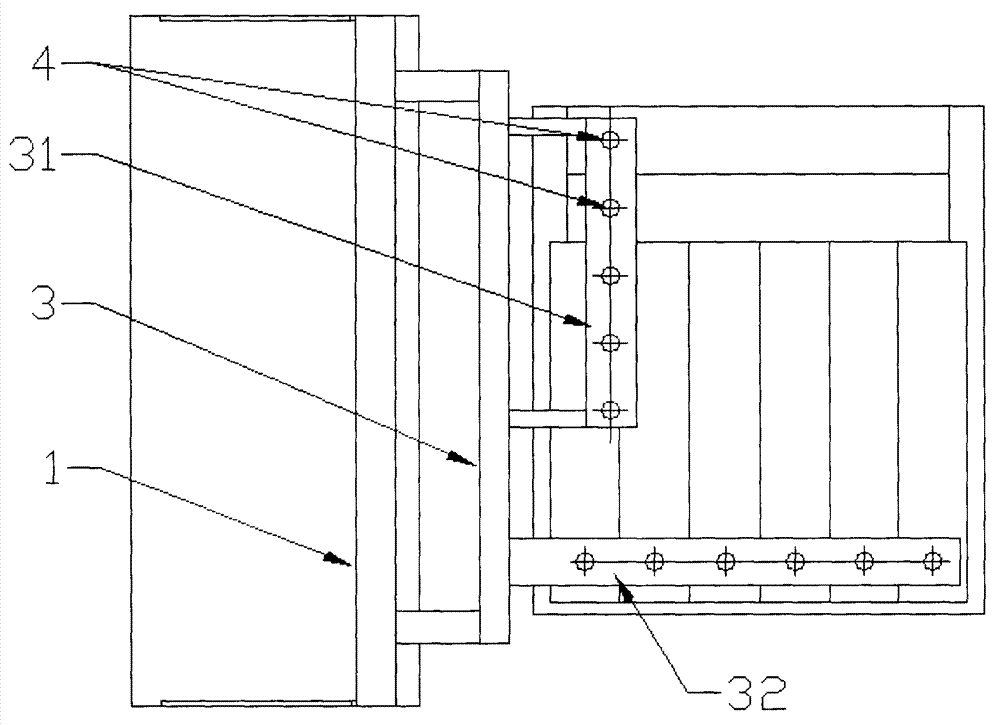 Peripheral barrier-free clamp for palletizing robot