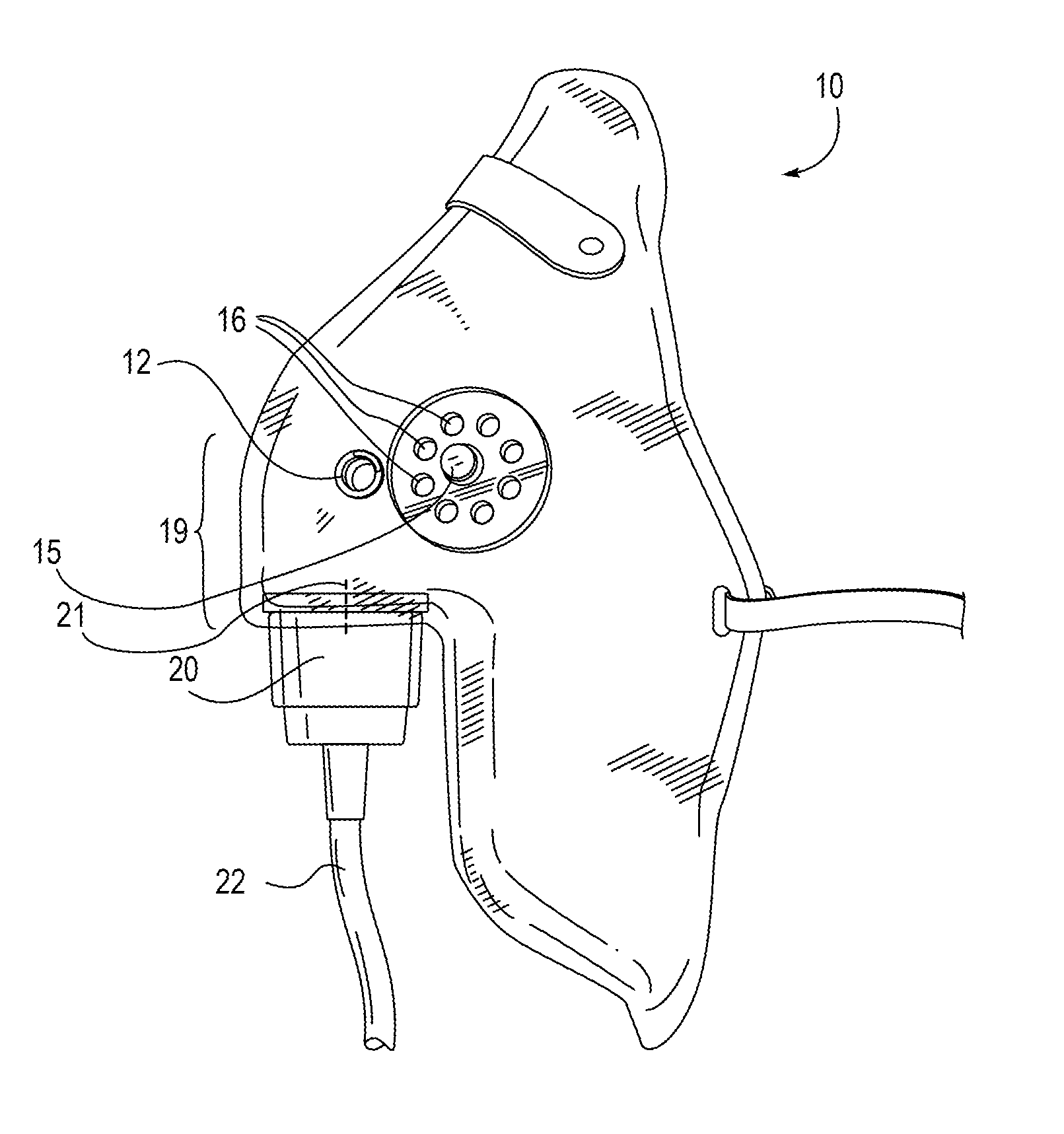 Oxygen face mask and component system