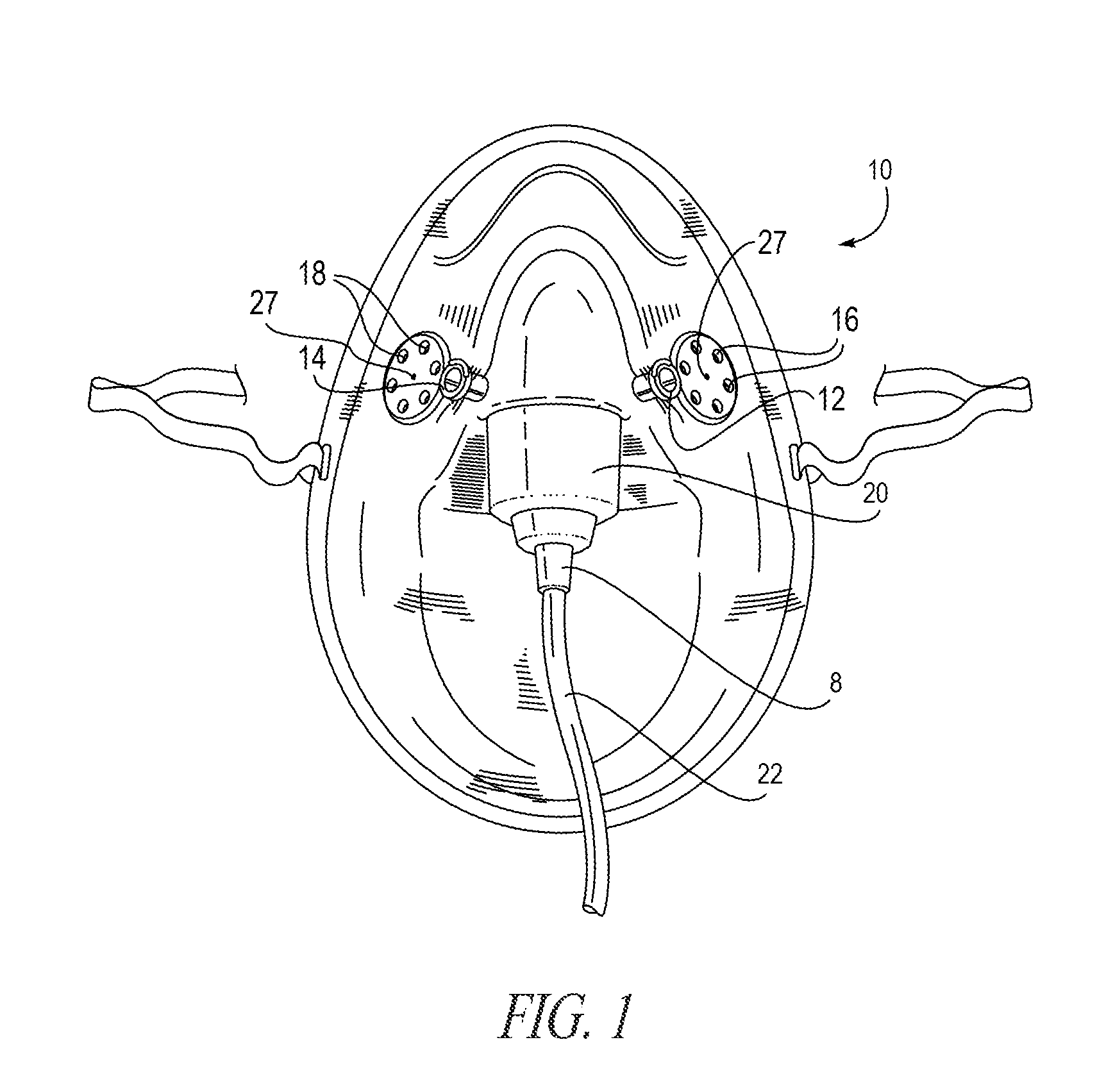 Oxygen face mask and component system