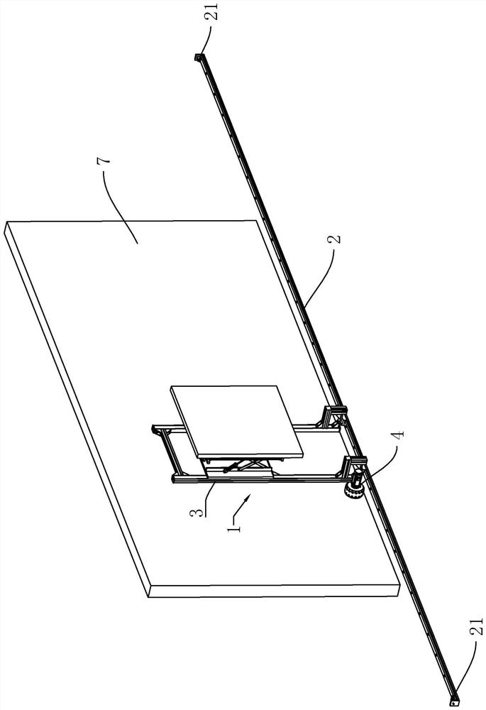 An interactive slide rail display system