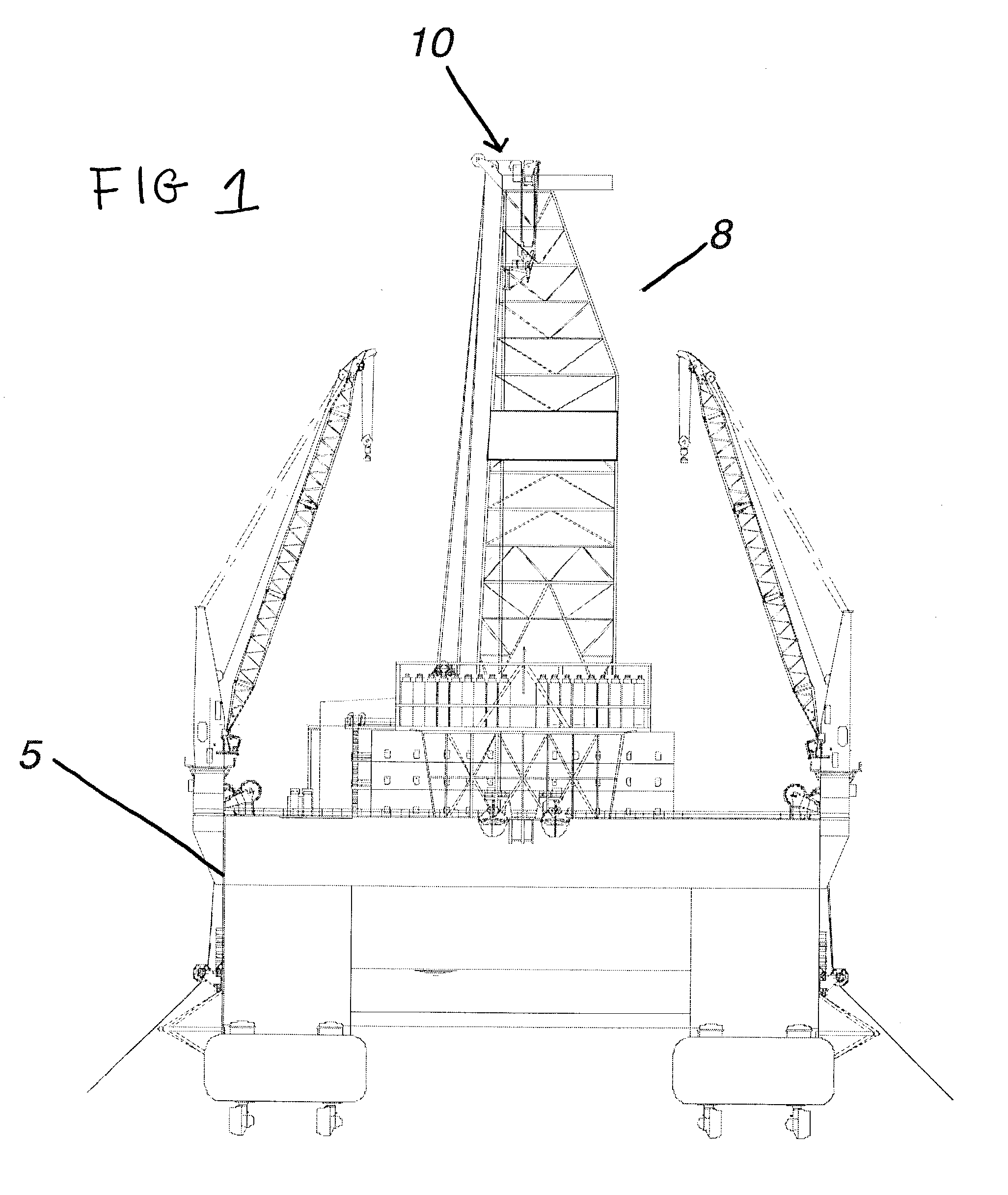 Splittable block on a derrick