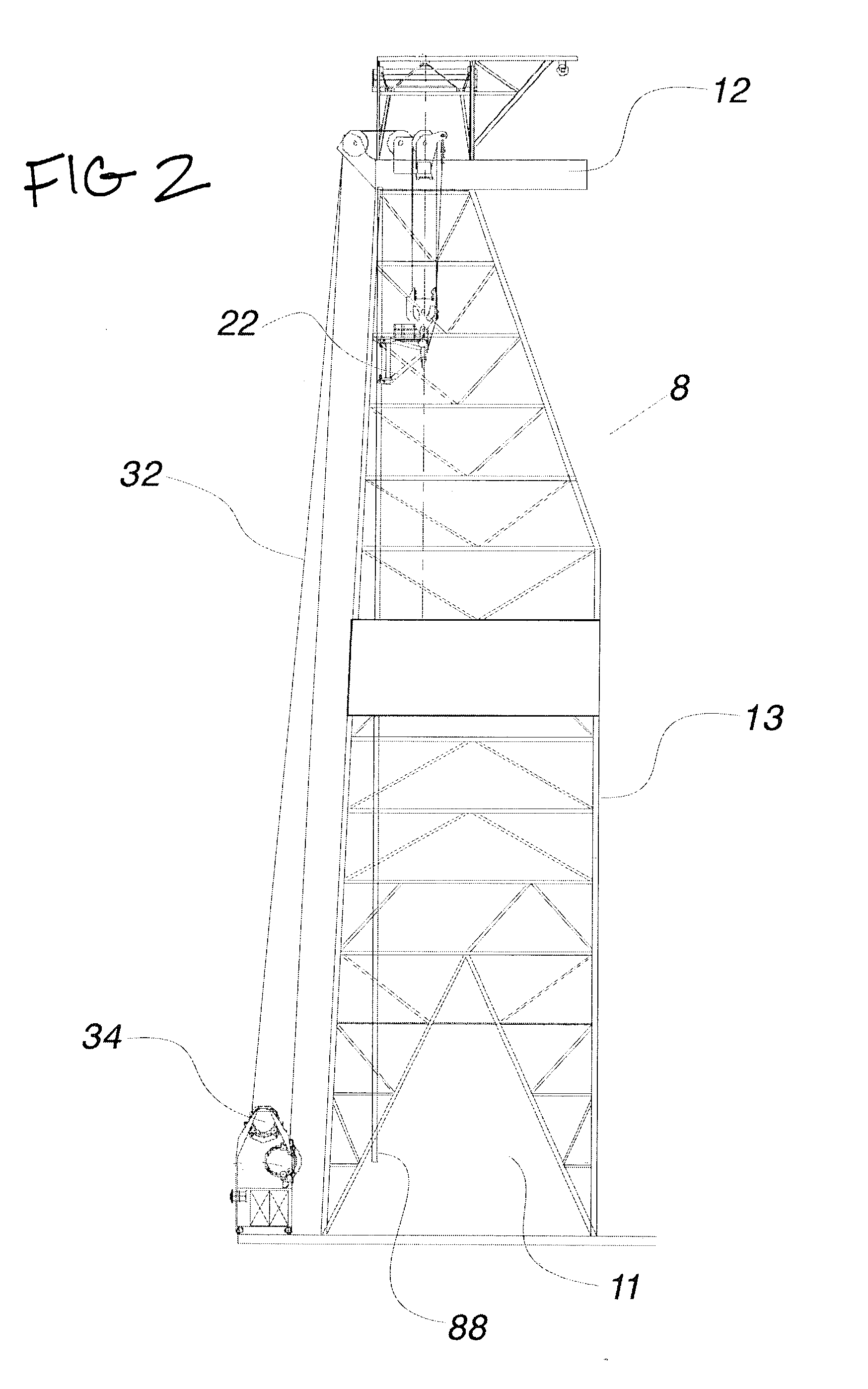 Splittable block on a derrick