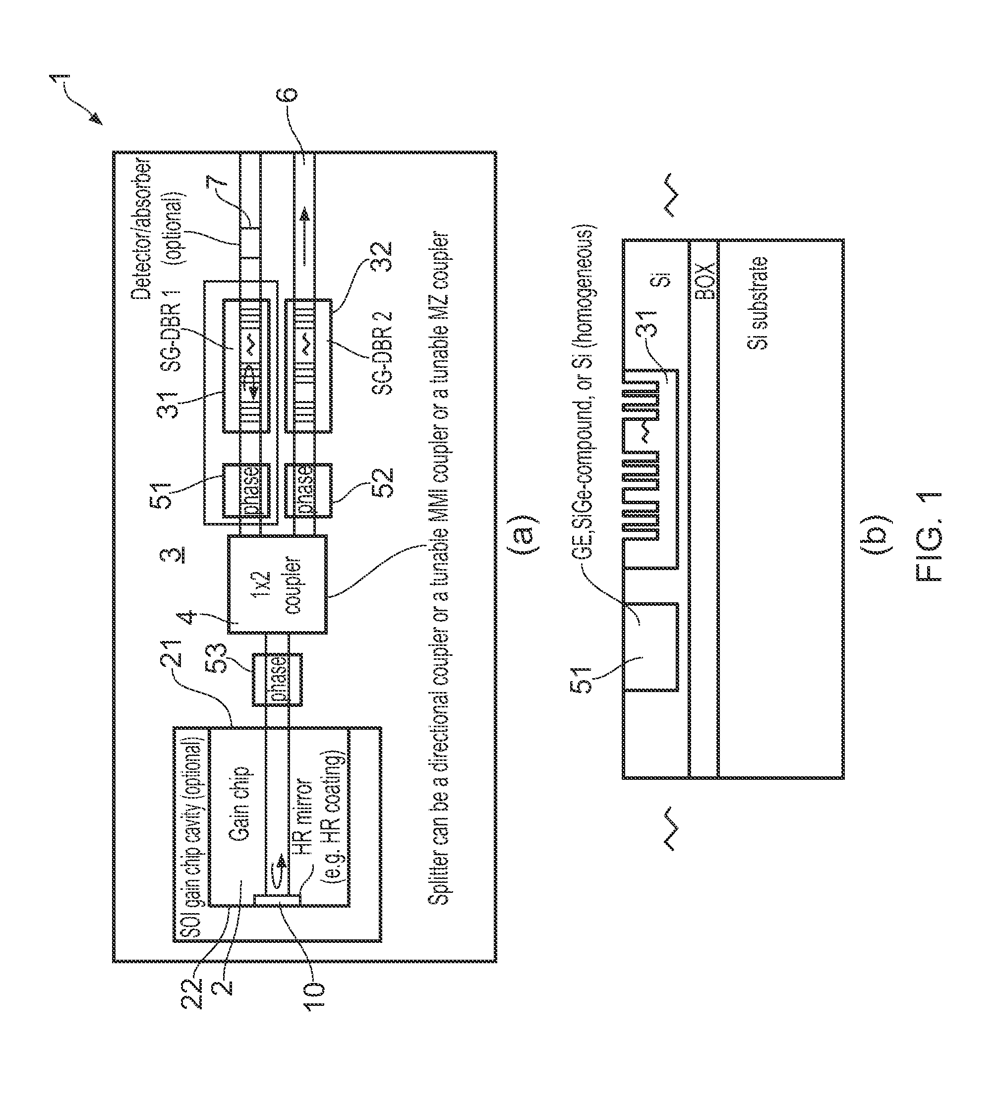 Tunable soi laser