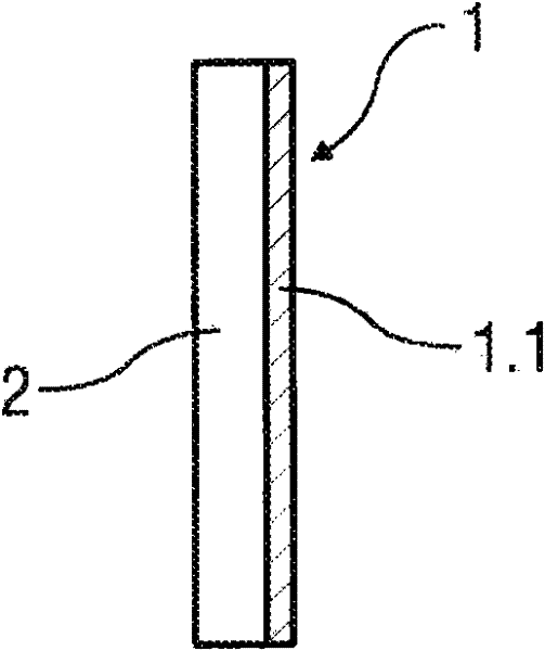 Heating device for heating a glass surface, particularly of a protective glass of an outdoor camera, and electronic and/or optical device having a protective glass