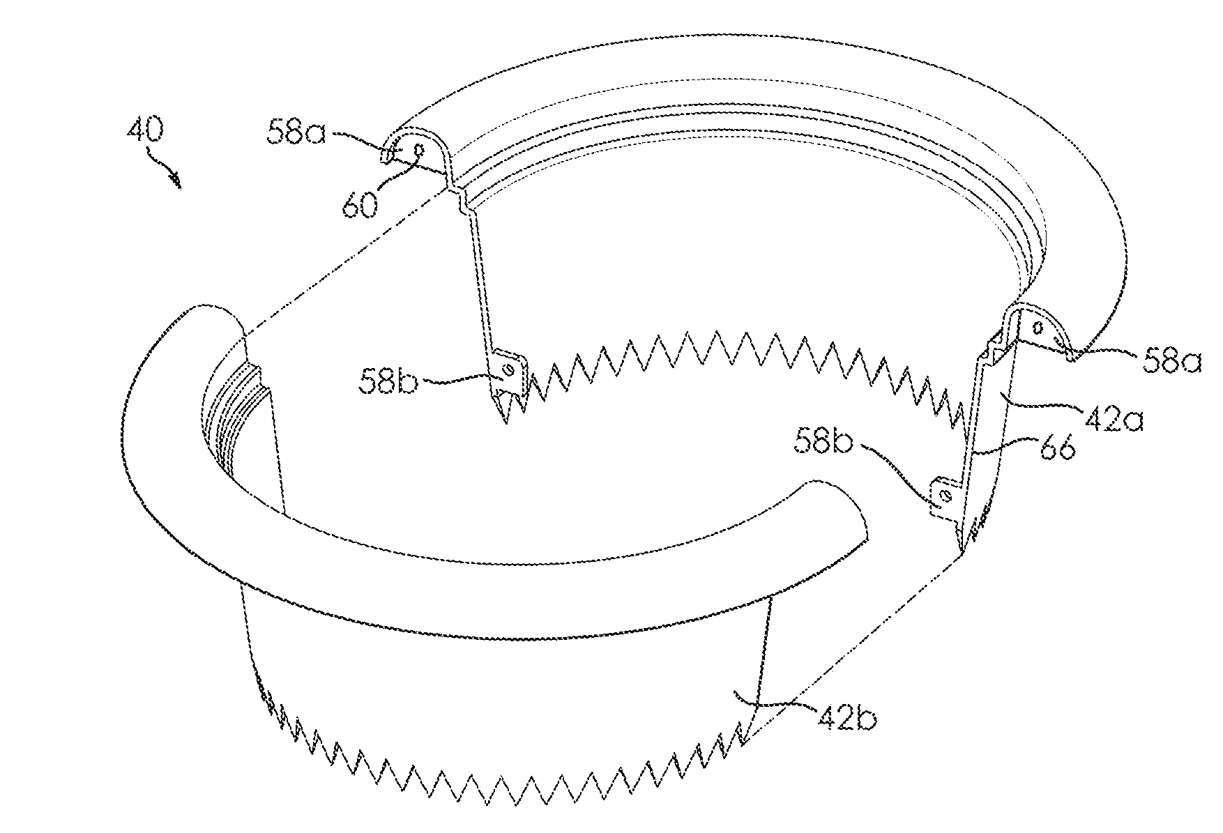 Plant pot with irregular bottom edge