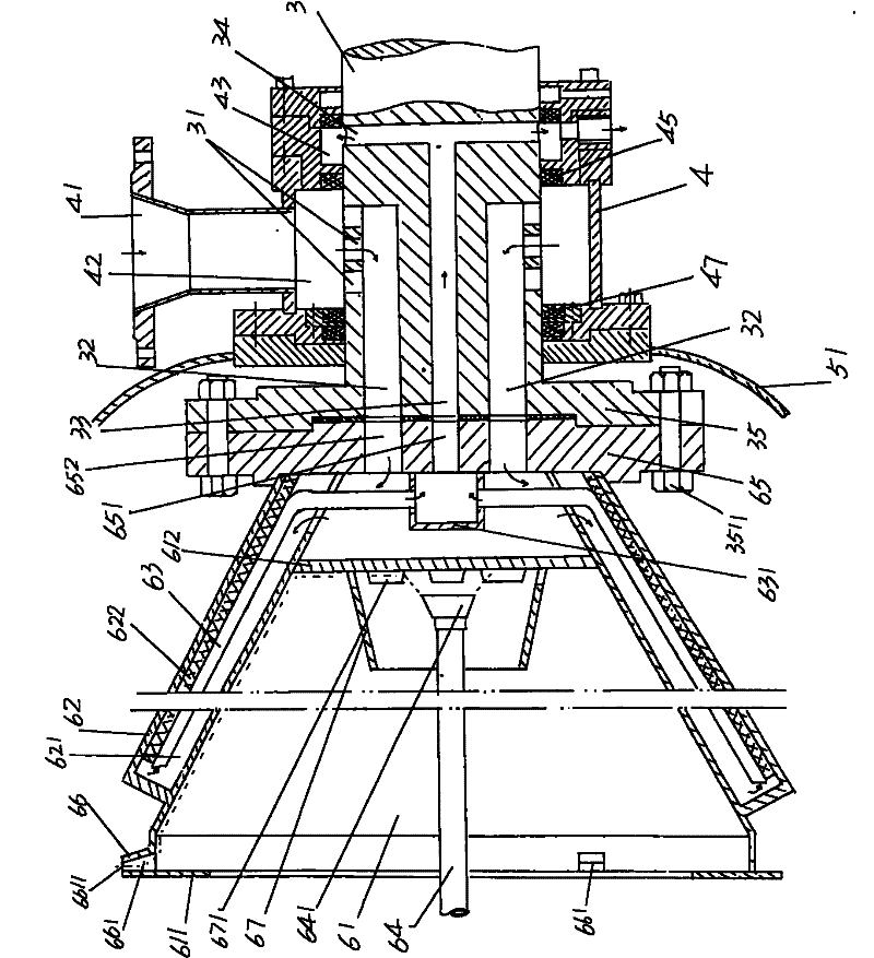 Horizontal desorption device