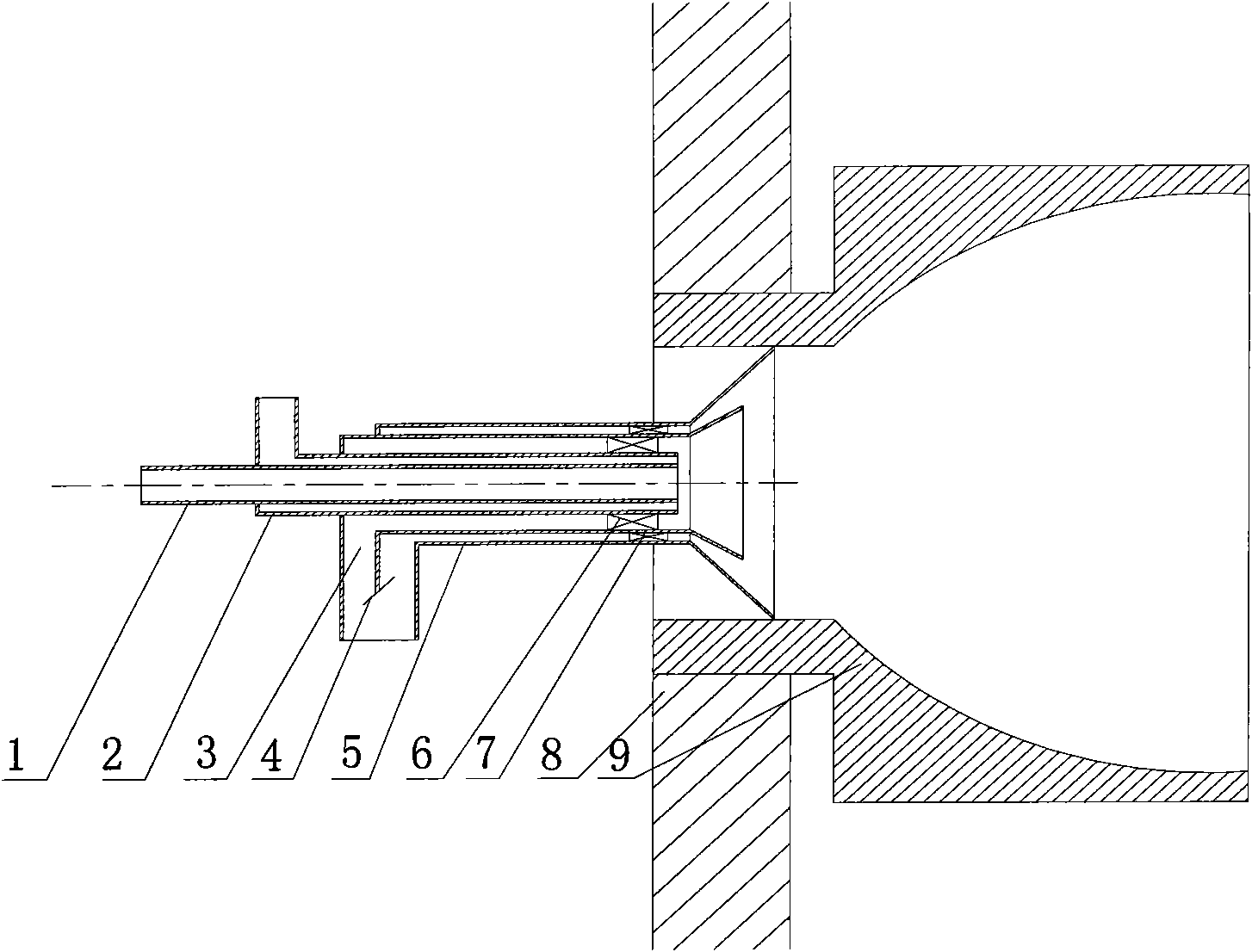 Combustion device of petroleum coke slurry