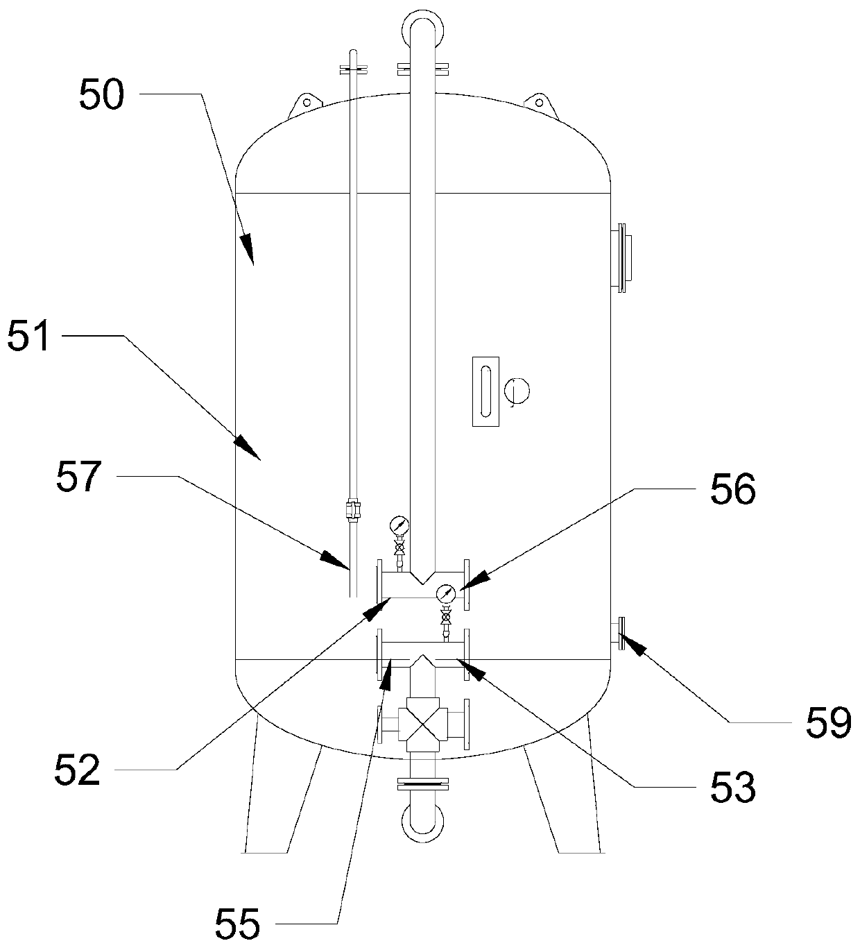 Underground water treatment system and method