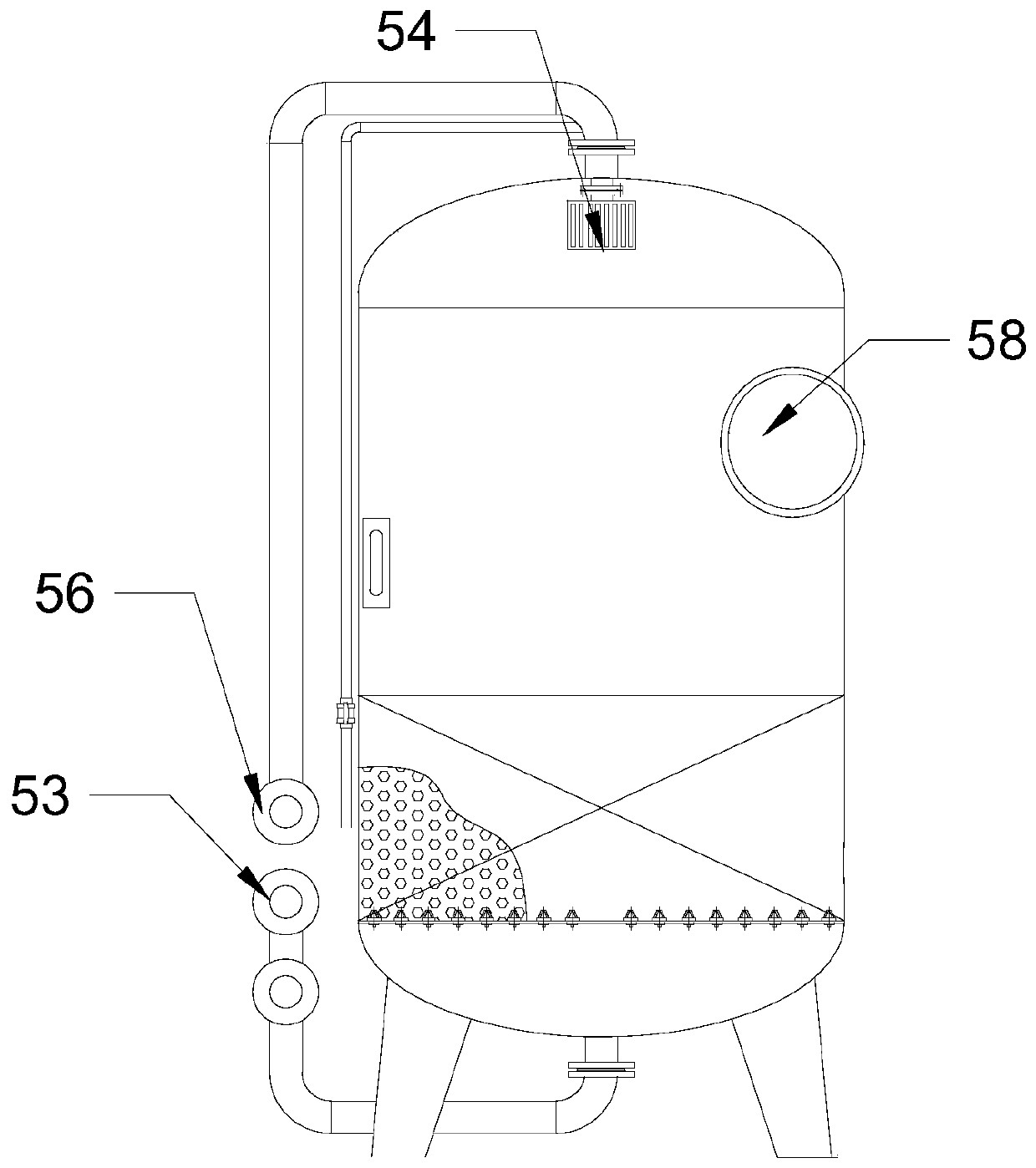 Underground water treatment system and method